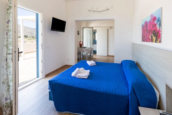 Foto van Appartement in Favignana met gedeeld zwembad - Vakantiehuis in Favignana - BedRoom