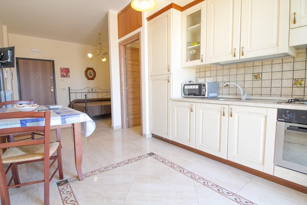 Foto van Appartement met panoramisch uitzicht op zee - Vakantiehuis in Trecastagni - Kitchen