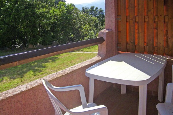 Foto van Appartement bij Pinarellu strand - Vakantiehuis in Marine de Pinarello - TerraceBalcony