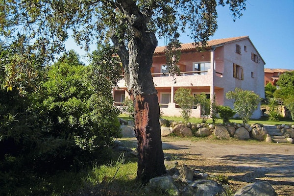 Foto van Appartement in Pinarellu bij Strand en Zwembad - Vakantiehuis in Marine de Pinarello - ExteriorSummer