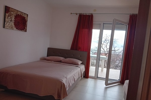 Foto van Classic Studio Apartment with Sea View and Terrace - BedRoom