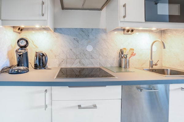 Foto van 2 persoons eiland-zeezicht studio-appartement - Vakantiehuis in De Koog - Kitchen