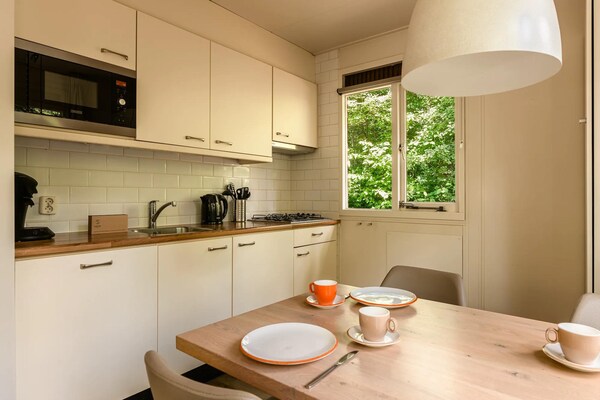 Foto van Bosbungalow voor 4 personen op de Veluwe - Vakantiehuis in Putten - Kitchen