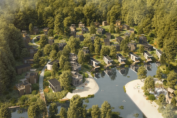 Foto van Waterlodge in Nederland met Terras - Vakantiehuis in Zeewolde - ParkFacilities
