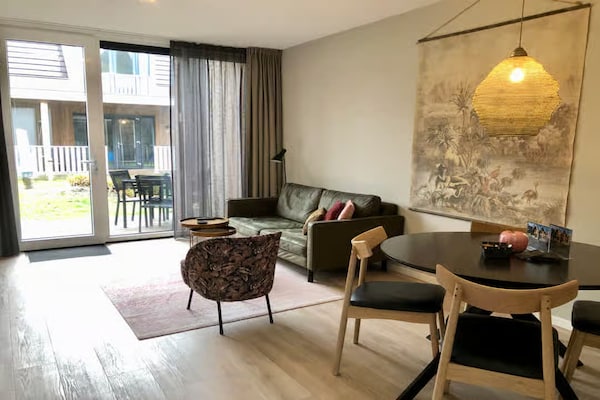 Foto van 4-persoons luxe lodge in Zoutelande - Vakantiehuis in Zoutelande - LivingRoom