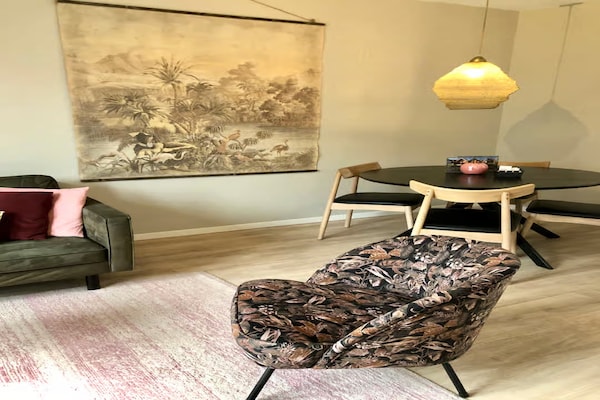 Foto van 4-persoons luxe lodge in Zoutelande - Vakantiehuis in Zoutelande - LivingRoom