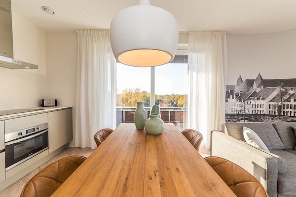 Foto van Luxe panorama suite bij Maastricht - Vakantiehuis in Maastricht - Kitchen