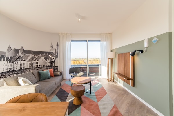 Foto van Luxe panorama suite bij Maastricht - Vakantiehuis in Maastricht - LivingRoom