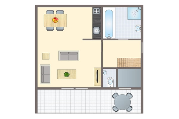 Foto van Ruim vakantiehuis in Zuid-Limburg - Vakantiehuis in Vijlen - FloorPlan