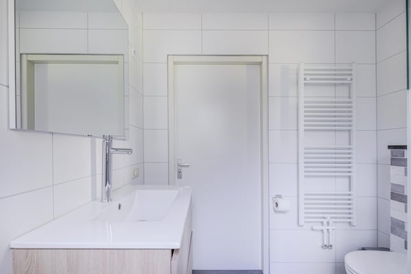 Foto van Saunabungalow aan het meer voor 4 - Vakantiehuis in Ewijk - BathRoom
