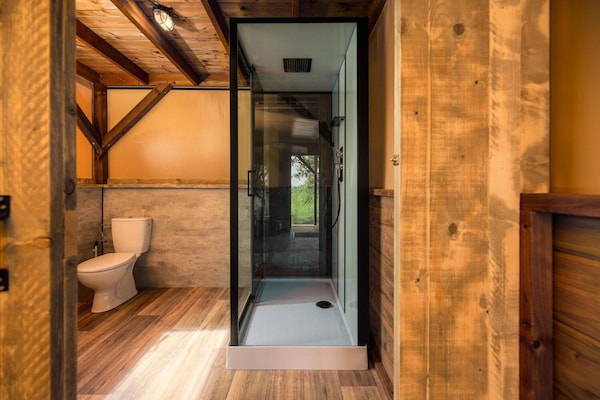 Foto van Boomhuttent met panoramisch uitzicht - Vakantiehuis in Zuna - BathRoom