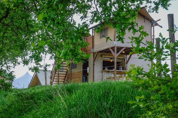 Foto van Boomhuttent met panoramisch uitzicht - Vakantiehuis in Zuna - ExteriorSummer