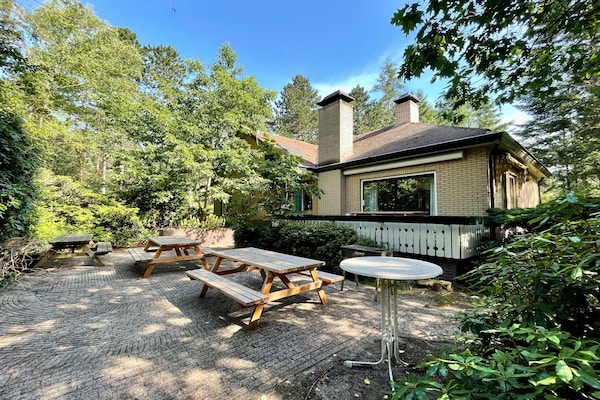 Foto van Woodland Group Villa nabij Veluwe & Campfire - Vakantiehuis in Doornspijk - ExteriorSummer