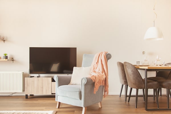 Foto van Appartement met uitzicht op het meer in Makkum - Vakantiehuis in Makkum - LivingRoom