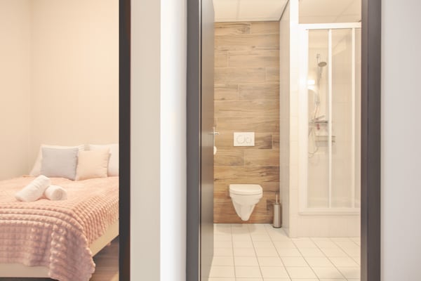 Foto van Appartement met uitzicht op het meer in Makkum - Vakantiehuis in Makkum - BathRoom