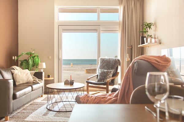 Foto van Appartement met uitzicht op het meer in Makkum - Vakantiehuis in Makkum - LivingRoom