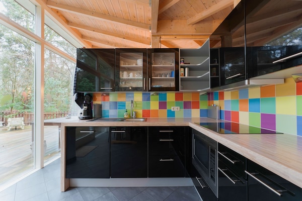 Foto van Boswoning in Norg met eigen sauna - Vakantiehuis in Norg - Kitchen