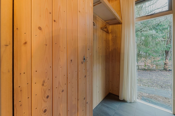 Foto van Boswoning in Norg met eigen sauna - Vakantiehuis in Norg - HallReception