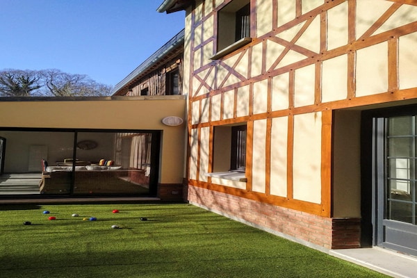 Foto van Huis bij Baai van de Somme en stranden - Vakantiehuis in Rieux - ExteriorSummer