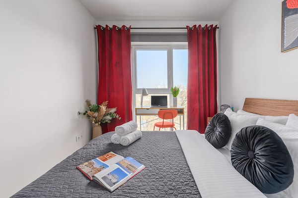 Foto van Appartement vlakbij Koneser Center - Vakantiehuis in Warszawa - BedRoom