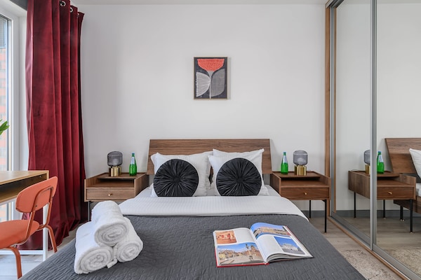 Foto van Appartement vlakbij Koneser Center - Vakantiehuis in Warszawa - BedRoom
