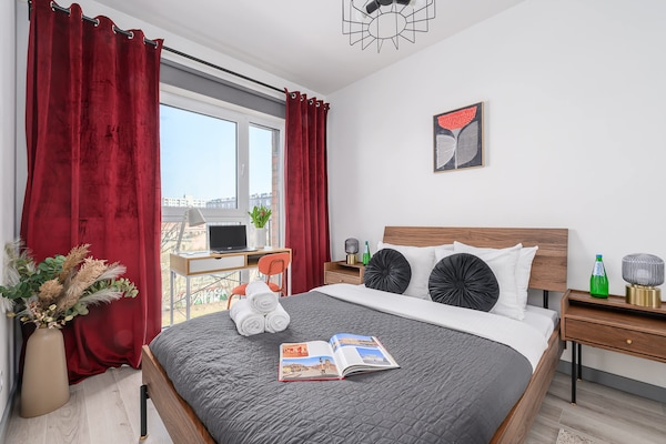 Foto van Appartement vlakbij Koneser Center - Vakantiehuis in Warszawa - BedRoom