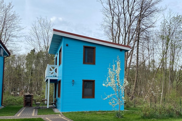 Foto van Comfortabel vakantiehuis (nr. 10), zwembad - Vakantiehuis in Rewal - ExteriorSummer