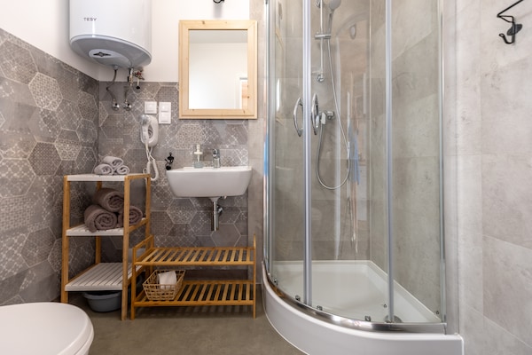 Foto van Comfortabele vakantiehuizen met SPA Rewal - Vakantiehuis in Rewal - BathRoom