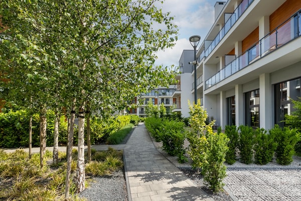 Foto van Comfortabel 2-kamerappartement, binnenzwembad - Vakantiehuis in Pobierowo - ExteriorSummer