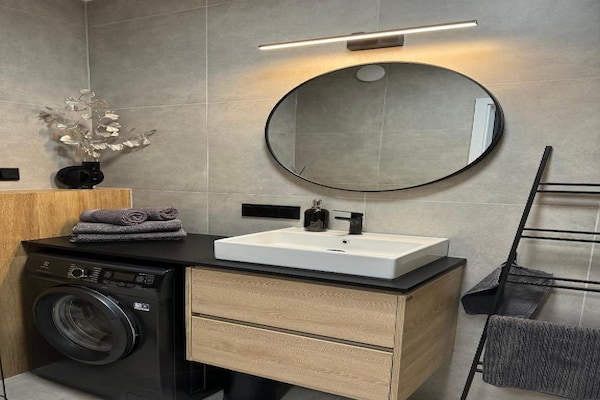 Foto van Comfortabel appartement, SPA-zone, Dziwnow - Vakantiehuis in Dziwnów - BathRoom