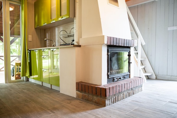 Foto van Vakantiehuis met terras, direct aan het meer - Vakantiehuis in Klepnica - LivingRoom