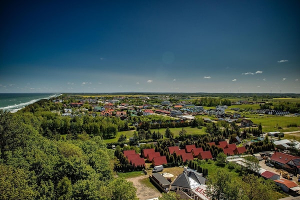 Foto van Bakstenen vakantiehuizen met twee verdiepingen - Vakantiehuis in Gaski - View