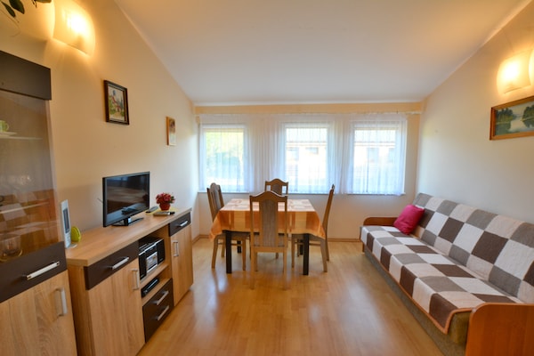 Foto van Huisje bij Rosnowskie Meer met Strand - Vakantiehuis in Rosnowo - LivingRoom