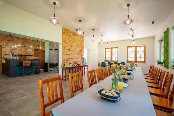 Foto van Comfortabel vakantiehuis nr. 2B met open haard - Vakantiehuis in Darlowo - DiningRoom