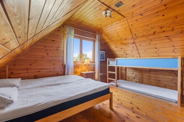 Foto van Comfortabel vakantiehuis met open haard, Bobolin - Vakantiehuis in Bobolin - BedRoom