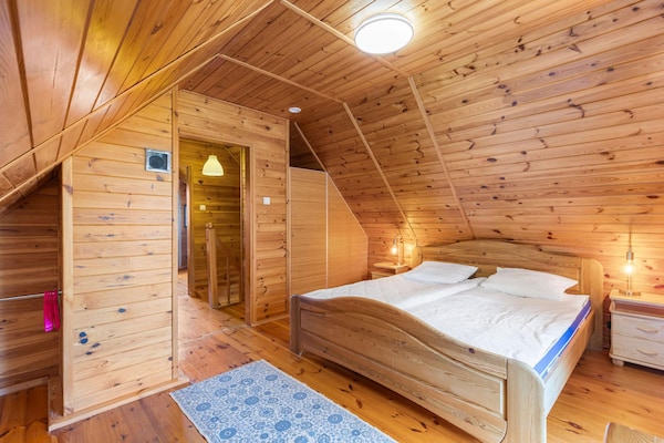Foto van Comfortabel vakantiehuis met open haard, Bobolin - Vakantiehuis in Bobolin - BedRoom