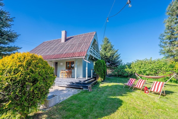 Foto van Comfortabel vakantiehuis met open haard, Bobolin - Vakantiehuis in Bobolin - ExteriorSummer