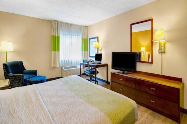 Foto van 1 tweepersoonsbed | Niet-roken - Vakantiehuis in MILFORD - BedRoom