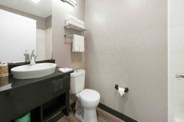 Foto van 1 tweepersoonsbed (queensize) | Douche conform ADA/RI-normen - BathRoom