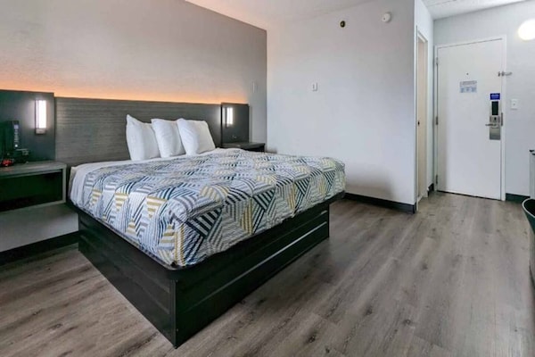 Foto van 2 tweepersoonsbedden | Toegankelijk voor mindervaliden | RI | Premium | Koelkast - BedRoom