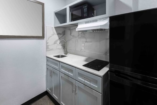 Foto van 2 tweepersoonsbedden | Suite, rookvrij, keuken - Vakantiehuis in Hickory - Kitchen