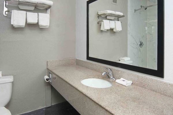 Foto van 2 tweepersoonsbedden (queensize) - Vakantiehuis in Fort Worth TX - BathRoom