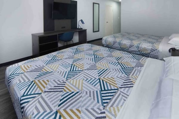 Foto van 2 tweepersoonsbedden (queensize) - Vakantiehuis in Fort Worth TX - BedRoom