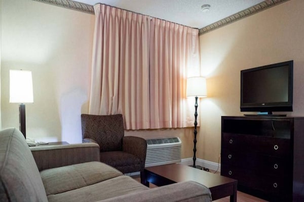 Foto van 2 kingsize bedden | Nsmk, Micfridge - Vakantiehuis in Anaheim - BedRoom