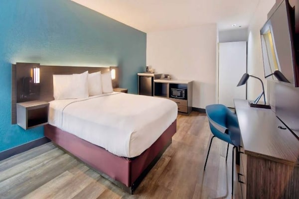 Foto van 1 tweepersoonsbed (queensize) | Rookvrij - Vakantiehuis in Lawndale - BedRoom