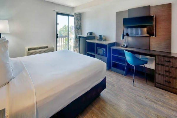 Foto van 1 tweepersoonsbed (queensize) | Rookvrij - Vakantiehuis in Lawndale - BedRoom