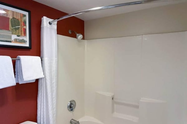 Foto van 1 kingsize bed | Rookvrij, koelkast - Vakantiehuis in Barstow - BathRoom