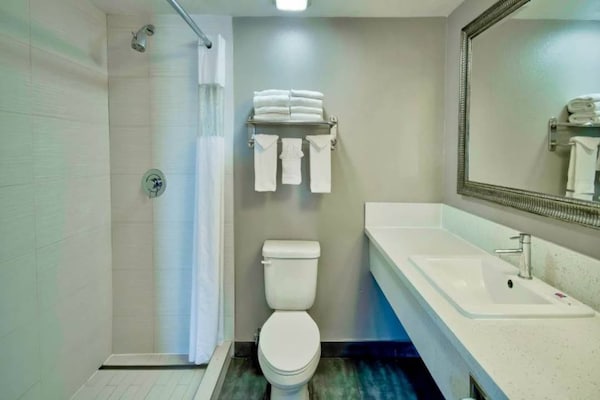 Foto van 2 Queensize Bedden | Roken - Vakantiehuis in Lawndale - BathRoom