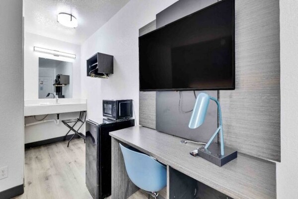 Foto van 2 tweepersoonsbedden | Minikoelkast - Vakantiehuis in Austin - Facilities