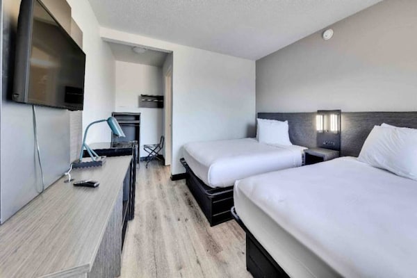Foto van 2 tweepersoonsbedden | Minikoelkast - Vakantiehuis in Austin - Facilities